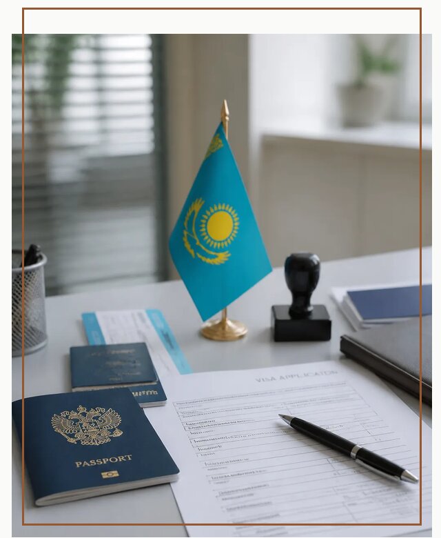 Оформление визы в Казахстан для поездки и работы в Егорьевске