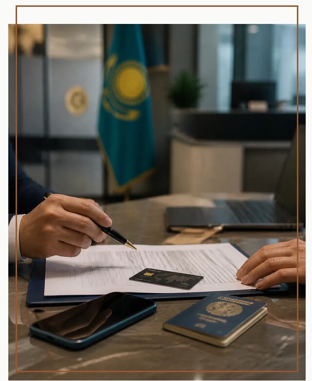 Открытие счета и банковской карты в Казахстане в Егорьевске